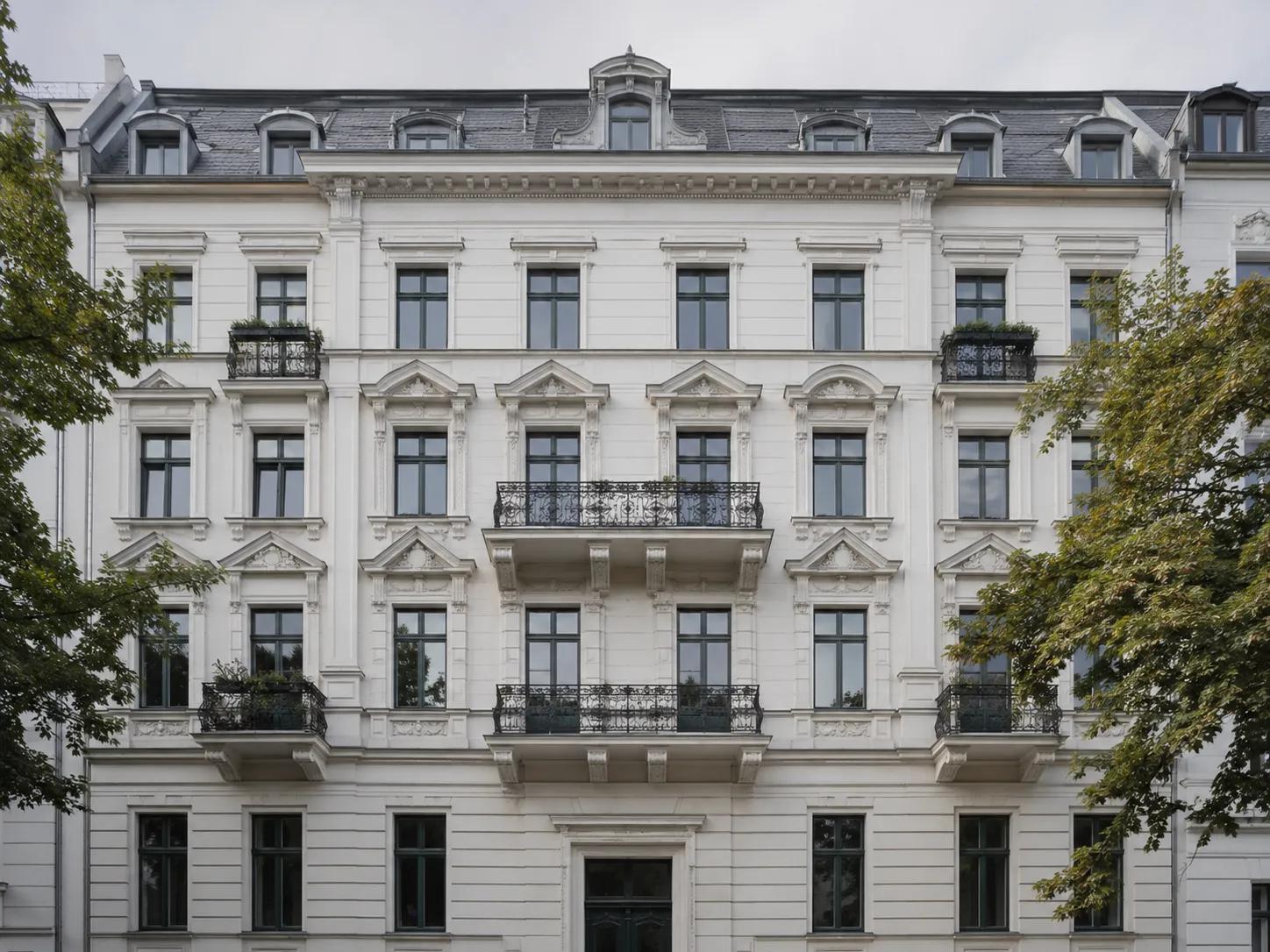 Gründerzeit-Fassade Neue Kantstraße 31, Charlottenburg